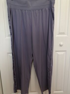 Athleta Nolita Wide Leg Pants — Lavender Gray Size 20